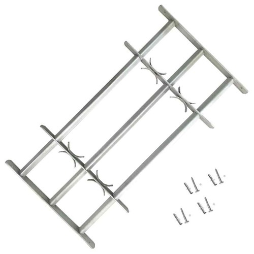 Stahl Fenstergitter Gitter Sicherheitsgitter Einbruchschutz ausziehbar + Schrau - Bild 15 von 22
