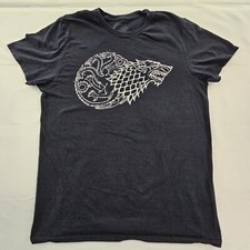 Game of Thrones Black Short Sleeve Cotton Blend T-Shirt Men's M
