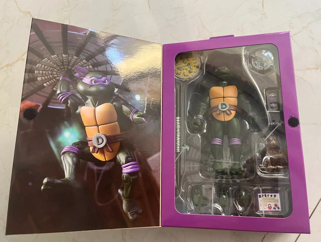 Pizza Club Tmnt Neca Target Exclusive NECA 7”Teenage Mutant Ninja Turtles  Pizza Club Turtles 2024 New