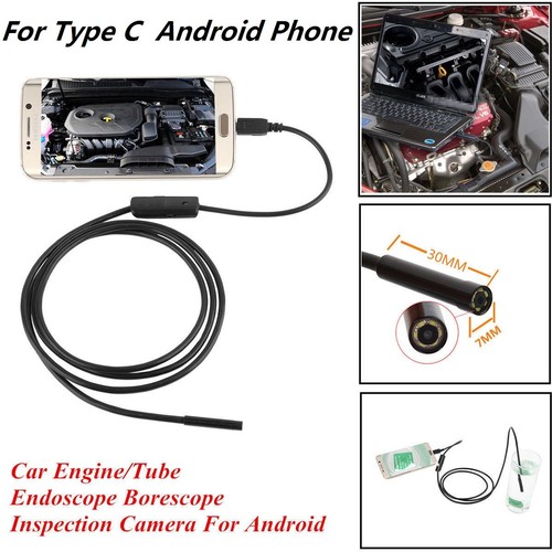 Semi-Rigid Type C USB Endoscope Borescope Inspection Camera Google Nexus 6P 5X - Picture 3 of 13
