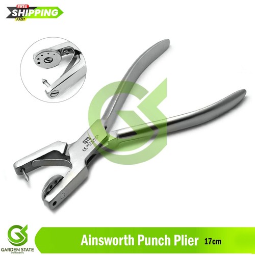 Ainsworth Rubber Dam Hole Punch Dental Dam Punching Plier Endodontic Instruments - Bild 1 von 3