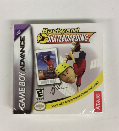 Backyard Skateboarding (Nintendo Game Boy Advance GBA) Brand New Sealed Y-Fold - Picture 1 of 6