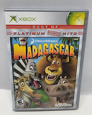 Madagascar (Microsoft Xbox, 2005) CIB with Manual