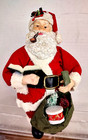 Santa Claus Paper Mache Collectable 7" Hand Crafted #96661 Santa Figure NIB