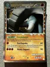 2010 Pokemon, HeartGold SoulSilver, #107/123 Donphan, Prime, Holo Ultra Rare