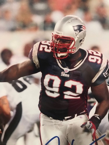 Ty Warren Signed New England Patriots 8x10 Photo Tristar - Picture 2 of 5