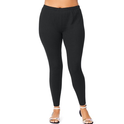 Just My Size 90563241910 Womens Plus-Size Stretch Jersey Legging Black 3X
