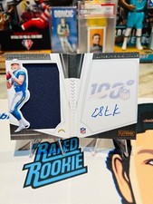 2019 Playbook #222 Easton Stick Rookie Relic Auto Jersey Gold Parallel 007/125