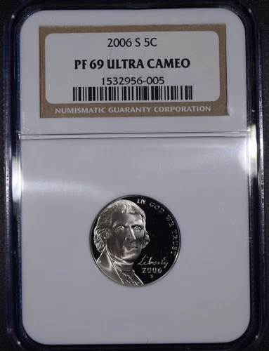 2006-S Jefferson Nickel "NGC PF69 Ultra Cameo" *Free S/H After 1st Item*
