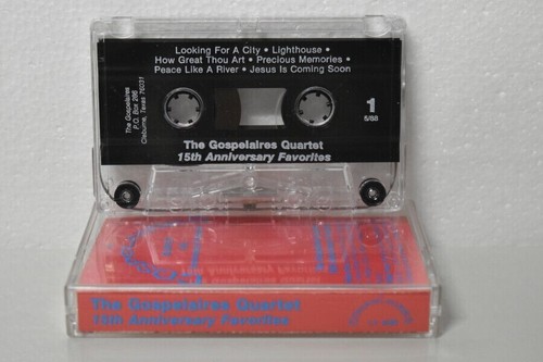 Rare Cassettes GOSPELAIRES QUARTET Cleburne 15th Anniv. Favs & He Gave Me a Song - Picture 2 of 8