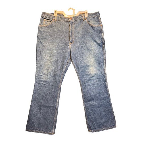Sears Genuine Roebucks Men 44x30 100% Cotton Denim Blue Jean USA Actual 41x29 - Picture 1 of 10