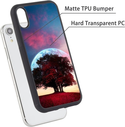 For iPhone X XS 11 12 13 14 15 Pro Max Space Autumn Tree Print Case - Picture 73 of 240