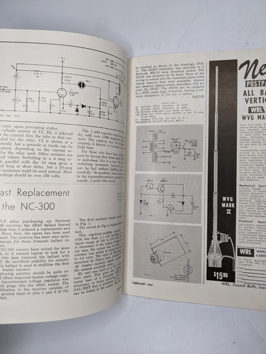 FEB 1963 Radioaficionado 73 Revista Libro Cómo Guía de Servicio SSB HAM CB Diario B2 - Imagen 10 de 12