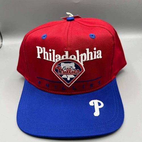 De colección Philadelphia Phillies Sombrero Hombres Rojo Gemelos Empresa Snap Back Gorra Nuevo - Imagen 1 de 8