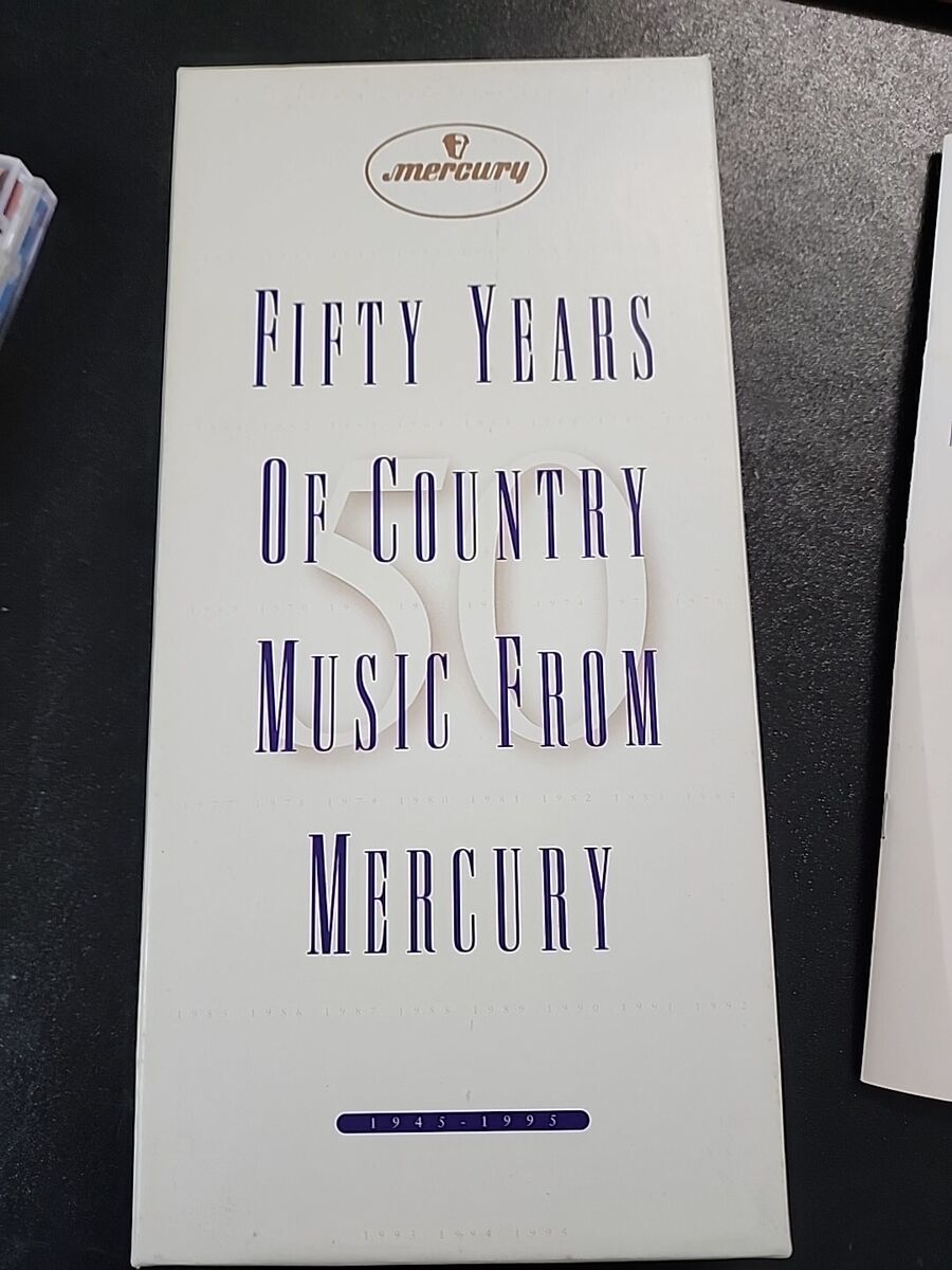 Fifty Years of Country Music From Mercury Box Set 3 Cds Used Fifty Years of Country Music From Mercury Box Set 3 Cds Used