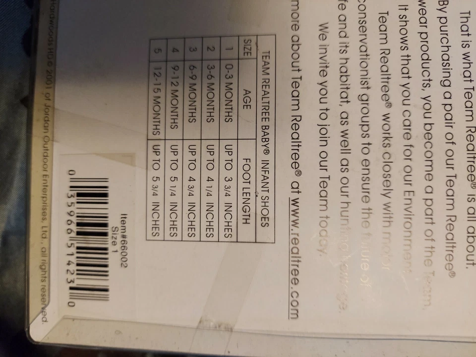 Botinhas para bebês Team Realtree - Imagem 2 de 4