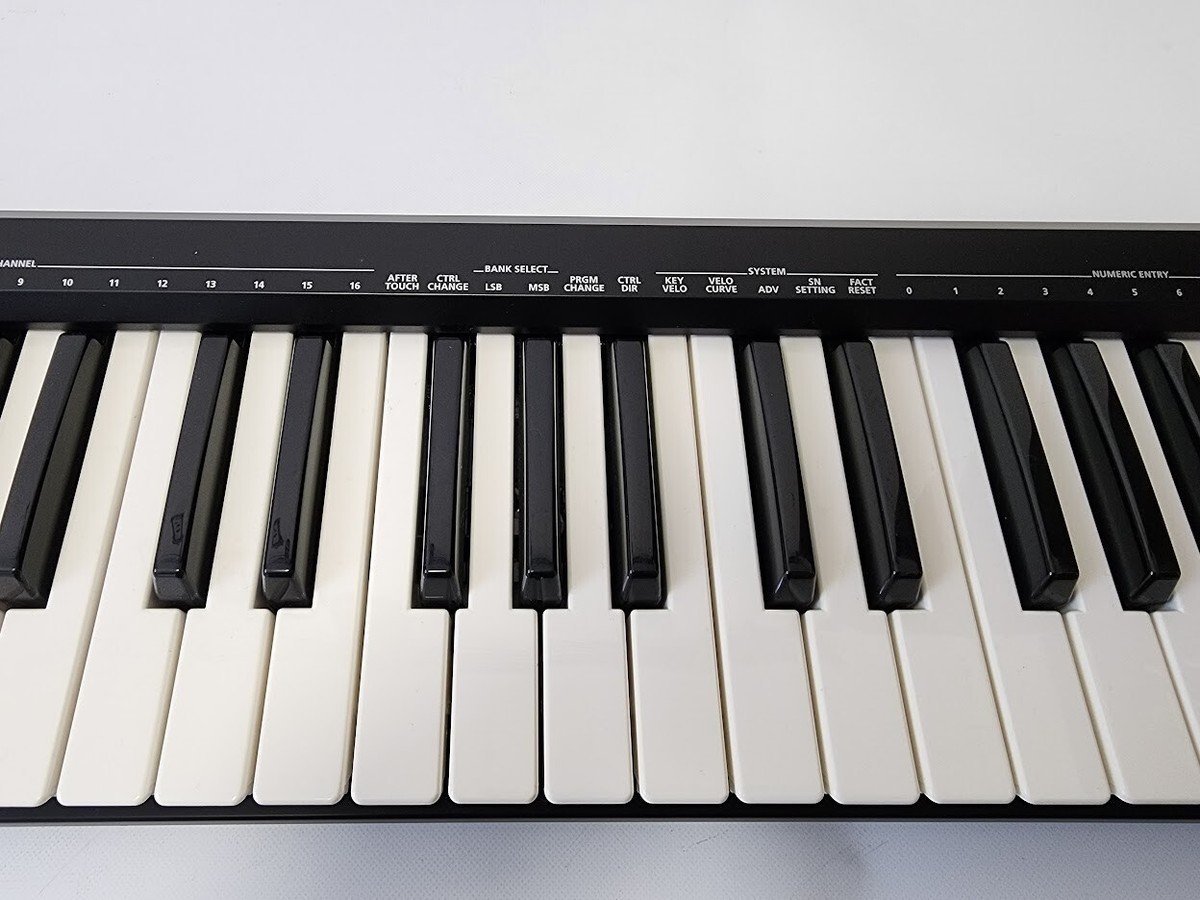 Roland A-49 BK 49-Key MIDI Keyboard Controller Black Music