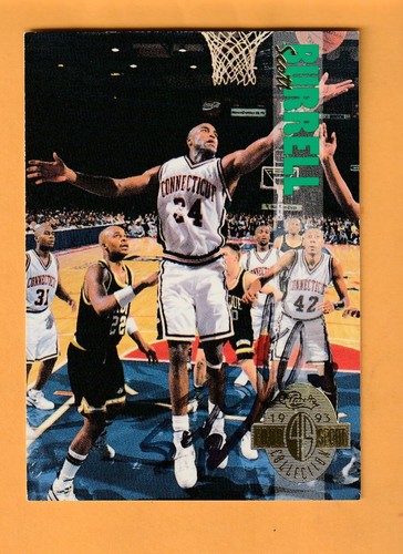 Scott Burrell Connecticut Huskies AUTO Signed 1993 Classic Four Sport UConn