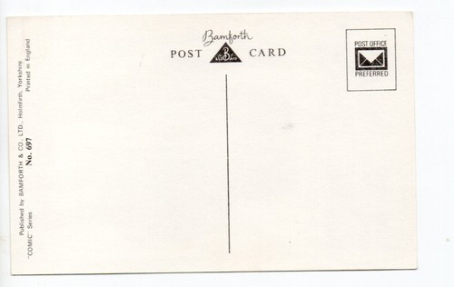 VINTAGE BAMFORTH BLACK TRIANGLE COMIC SAUCY POSTCARDS G-VG - CHOOSE FROM LIST B9 - Picture 259 of 335