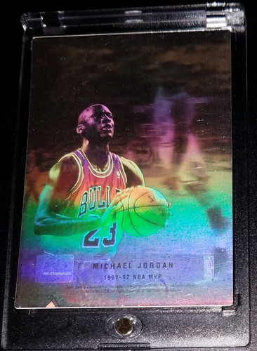 MICHAEL JORDAN 1992 UD McDONALDS HOLO INSERT BULLS HOF mit neuer Hülle!  MJ - Bild 3 von 5