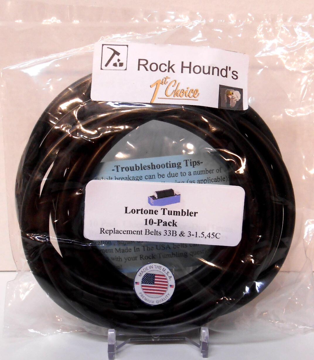 Rockhound's 1st Choice Lortone Double Rock Tumbler 33B & 3 1.5B Belts (10)pack eBay