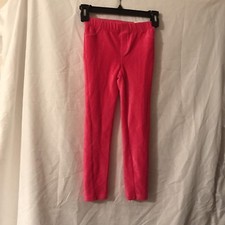 NWT The Children's Place Pink Coral Corduroy Pants Girls 5-6 Jeggings