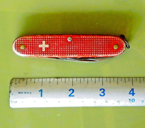 Vintage Victorinox Pioneer  ‘57-‘84 Red Alox  Swiss Knife old cross - Picture 17 of 23