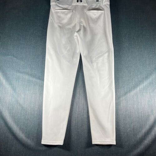Under Armour Youth Baseball Pants Size YXL Polyetser White - Picture 9 of 19