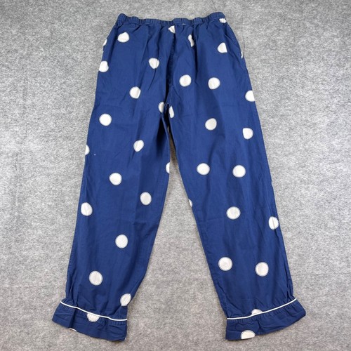 Print Fresh Pyjama Set Damen M marine gepunktet Langarm Hose Bio Baumwolle - Bild 12 von 12