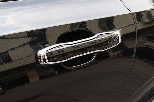 Fit For Volvo XC90 2016-23 ABS Chrome Exterior Side Door Handle Cover Trim 4PCS - Picture 4 of 7