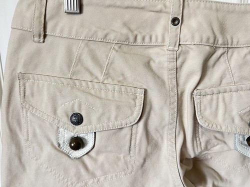 Diesel Cream Denim Fashion Shorts Walking/Hiking Zipper Front Pocket Men's 27x12 - Picture 10 of 24