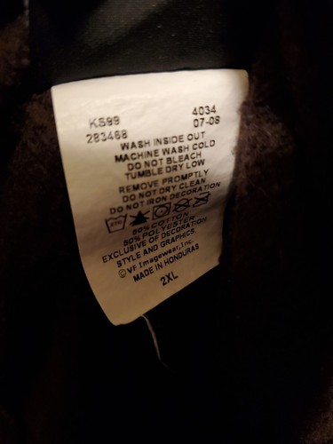 Cleveland Browns Nike NFL Sweatpants Mens 2XL Elastic Waist Logo Brown - Picture 3 of 3