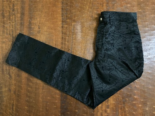 The Creative Brand Cykxtees Men’s Size 32x32 Black Spider Web Pattern Pants - Picture 5 of 7