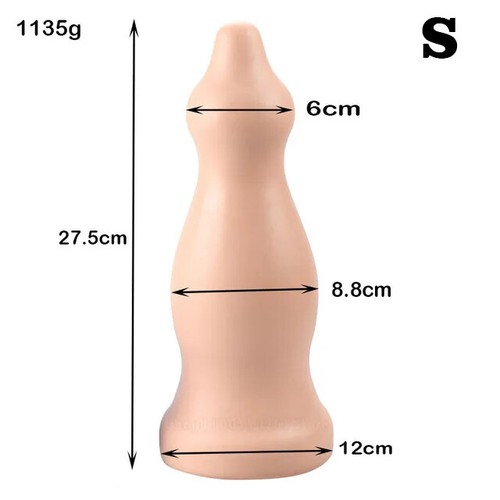 Oversized Ass Anal Toys Dilator Big Anal Masturbation Buttplug Thicken Expansion - Picture 33 of 38