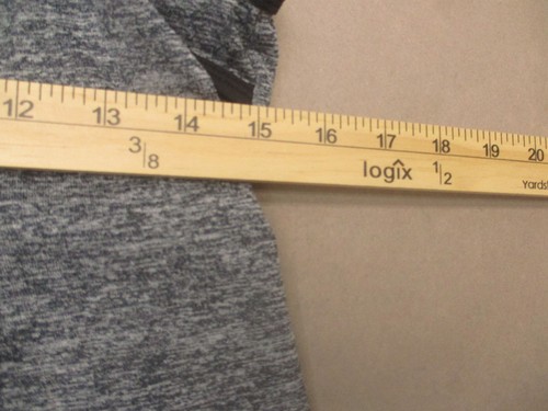 ADIDAS Size L (16-18) Girls Gray Scoop Neck Athletic Open Back Gym Tank Top 182 - Picture 6 of 8