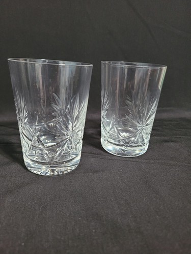 EDINBURGH CRYSTAL STAR OF EDINBURGH 9 OZ. TUMBLER SET OF 2 - Picture 14 of 19