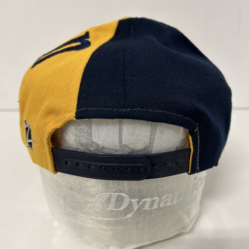 Vintage Michigan Wolverine Z Tag Sports Wear Big Logo Spell out Snapback Hat Cap - Picture 5 of 13