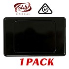 1 x Blank Wall Plate - BLACK - Electrical Wallplate Empty Switch plate - SAA 