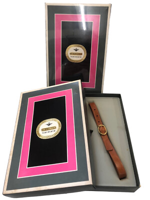 SCHUBERTH COLOGNE SHELLS 50CC AND 2 LEATHER BELTS COSMETICS PERFUMES VINTAGE
