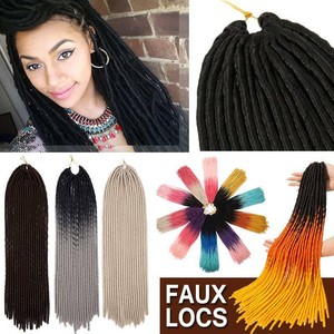 3pc Sale Crochet Afro Braiding Straight Locs Dreads Lock As Real