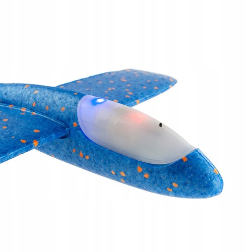 Styroporflugzeug Flugzeug Spielzeug Schaumstoff Segelflugzeug LED Wurfgleiter  - Bild 5 von 12