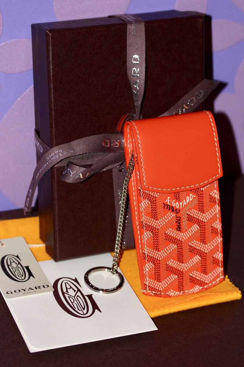 GOYARD PORTE CLES Key Chain Holder Wallet Belt Accessory GOYARD PORTE CLES Key Chain Holder Wallet Belt Accessory