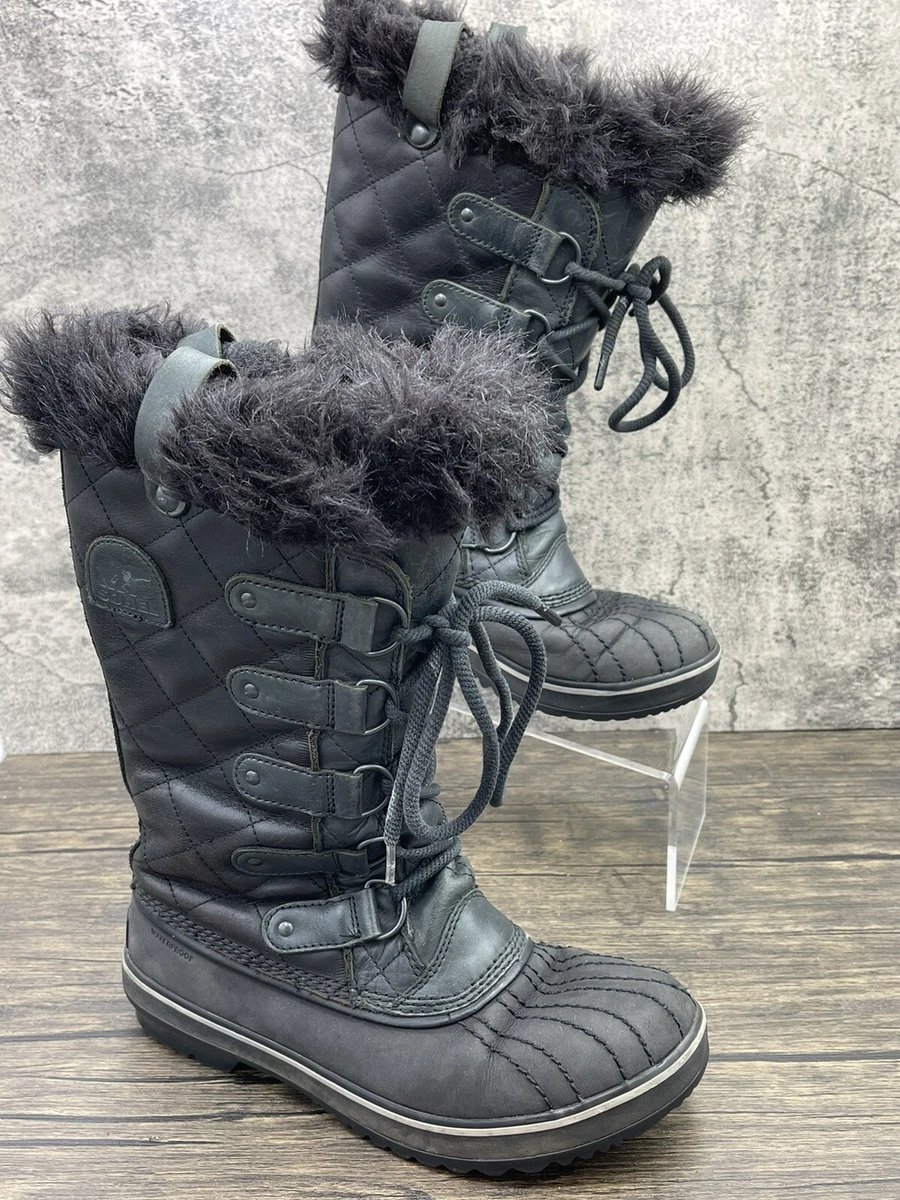 Black sorel joan of arctic clearance boots