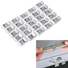 25PCS Trailer Wiring Clips- Attach Wiring to Frame - Hide & Protect Spring Steel