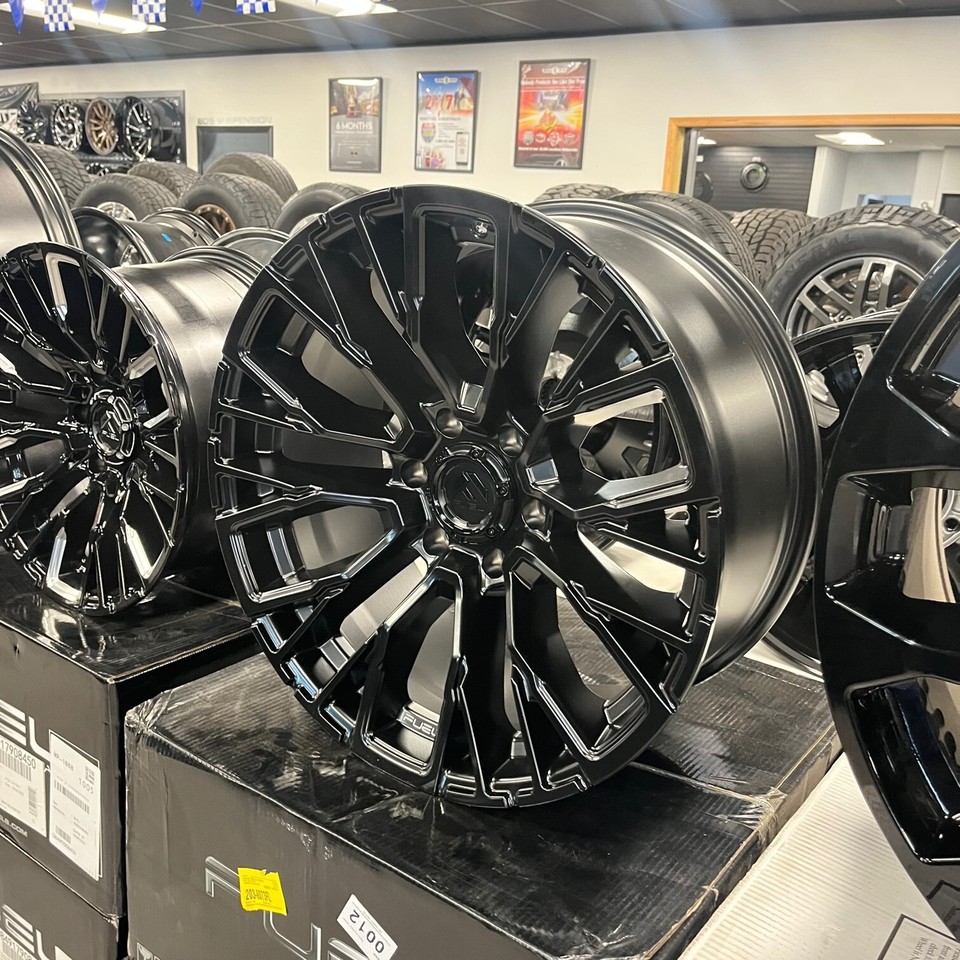 4 New Fuel D847 Rebar 20 Blackout 20x9 6x5 5 6x139 7 Wheels 1mm Chevy 4-new-fuel-d847-rebar-20-blackout-20x9-6x5-5-6x139-7-wheels-1mm-chevy