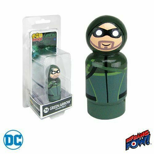 Figura de madera coleccionable Pin Mates DC Comics Flecha Verde #76 2" - Imagen 1 de 8