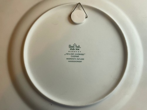 Plato de Navidad Rosenthal Bjorn Wiinblad 1972 - Tres Reyes: Caspar (2º) - Imagen 11 de 11