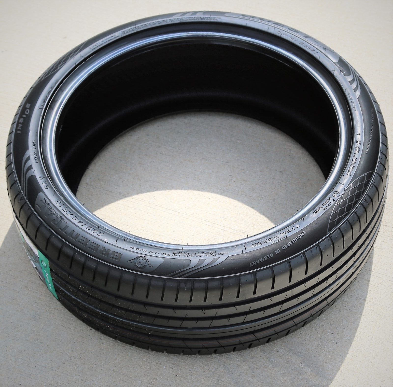 Tire 225/45R19 ZR Greentrac Quest-X AS A/S High Performance 96Y XL Tire 225/45R19 ZR Greentrac Quest-X AS A/S High Performance 96Y XL