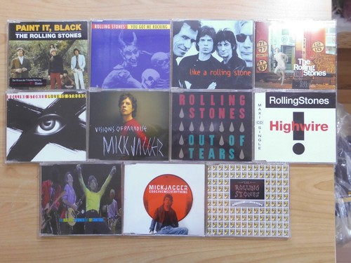 THE ROLLING STONES 11 x MAXICD: PAINT IT BLACK/OUT OF TEARS/LIKE A ROLLING STONE