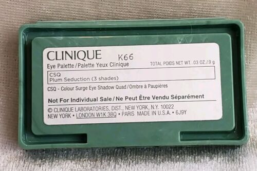 Clinique Augenpalette PLUM SEDUCTION Colour Surge Shadow 3 Farben 0,03 Unzen Mini NEU - Bild 2 von 5